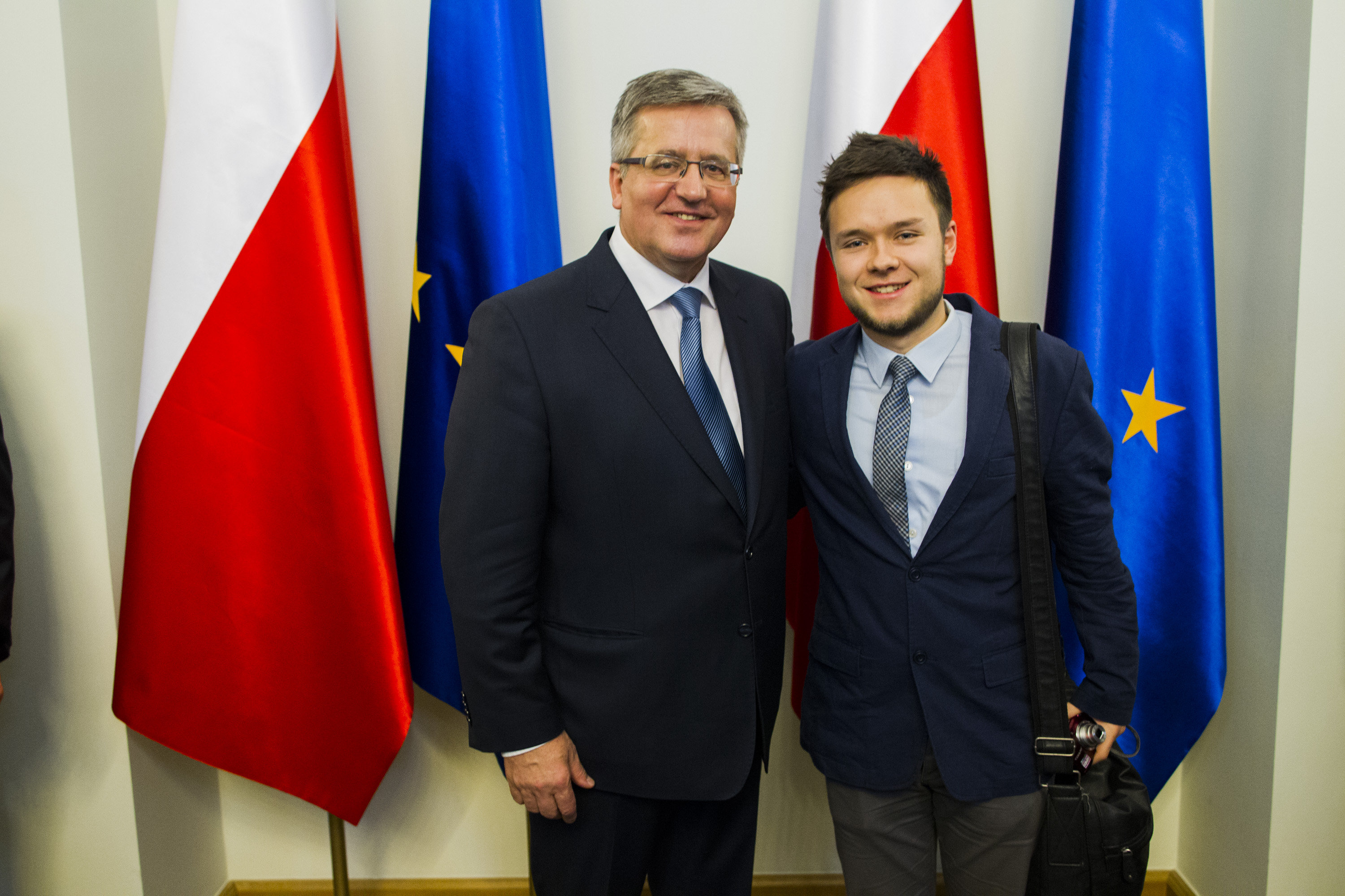 Prezydent RP B. Komorowski i M. Filarski